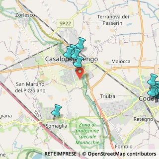 Mappa Via Canale Gerolamo, 26841 Casalpusterlengo LO, Italia (2.70917)