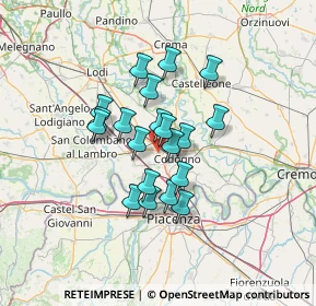 Mappa Albaron, 26841 Casalpusterlengo LO, Italia (9.9445)