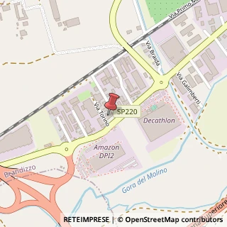 Mappa Via Torino, 492, 10032 Brandizzo, Torino (Piemonte)