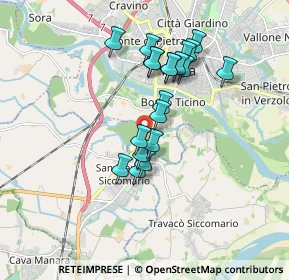 Mappa Via Bramante, 27100 Pavia PV, Italia (1.5075)