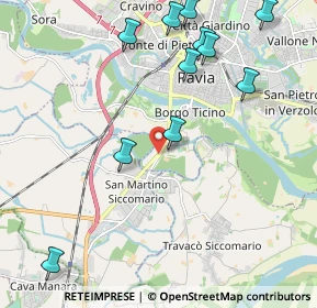 Mappa Via Bramante, 27100 Pavia PV, Italia (2.46455)