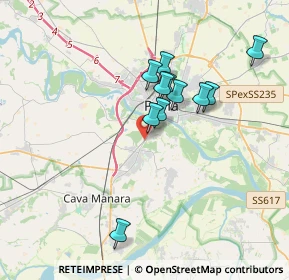 Mappa Via Bramante, 27100 Pavia PV, Italia (2.99909)
