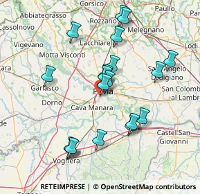 Mappa Via Bramante, 27100 Pavia PV, Italia (14.1725)