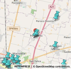 Mappa Via Alcide De Gasperi, 26043 Persichello CR, Italia (3.608)