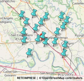 Mappa 26864 Ospedaletto Lodigiano LO, Italia (6.84474)