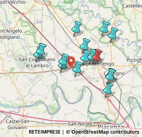 Mappa 26864 Ospedaletto Lodigiano LO, Italia (6.07188)