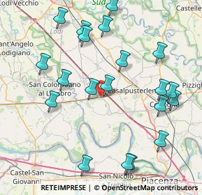 Mappa Via Ada Negri, 26864 Ospedaletto Lodigiano LO, Italia (9.155)
