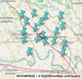 Mappa Via Ada Negri, 26864 Ospedaletto Lodigiano LO, Italia (6.63611)