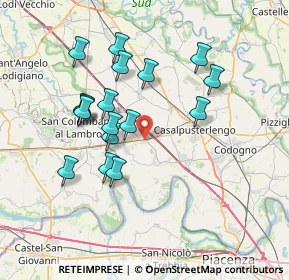 Mappa Via Ada Negri, 26864 Ospedaletto Lodigiano LO, Italia (6.76)