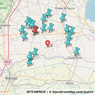Mappa Via Veneto, 35021 Agna PD, Italia (8.5125)
