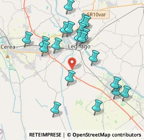 Mappa Via Leonia Pellini, 37045 Legnago VR, Italia (4.0665)