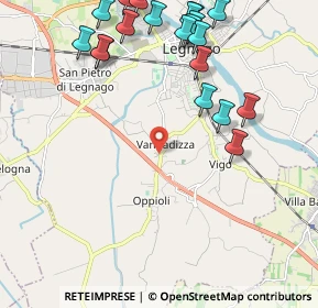 Mappa Via Leonia Pellini, 37045 Legnago VR, Italia (2.6275)