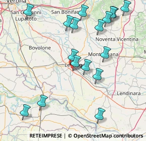 Mappa Via Leonia Pellini, 37045 Legnago VR, Italia (18.69235)