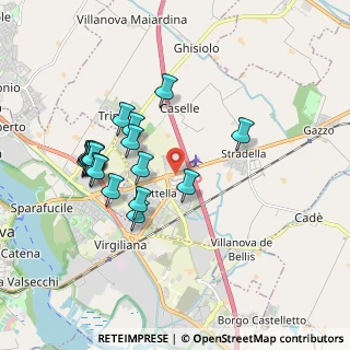 Mappa Via del commercio, 46030 San Giorgio Di Mantova MN, Italia (1.821)