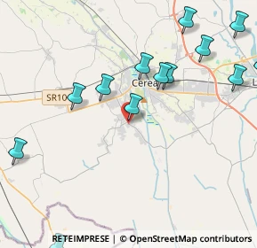 Mappa Via Alcide De Gasperi, 37052 Casaleone VR, Italia (5.69125)