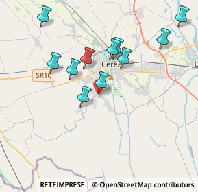 Mappa Via Alcide De Gasperi, 37052 Casaleone VR, Italia (3.73909)