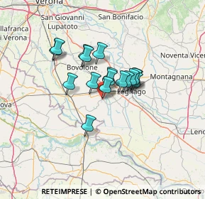 Mappa Via Alcide De Gasperi, 37052 Casaleone VR, Italia (8.94176)