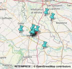 Mappa Via I. Bonomi, 46030 San Giorgio di Mantova MN, Italia (7.83417)