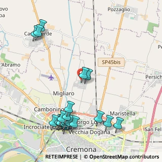 Mappa Via Crocile, 26100 Cremona CR, Italia (2.613)