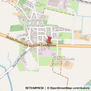 Mappa Via Roma, 3, 26020 Acquanegra Cremonese, Cremona (Lombardia)