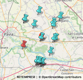 Mappa Via Cantone, 27011 Belgioioso PV, Italia (7.493)