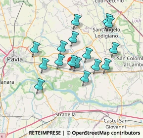 Mappa Via Cantone, 27011 Belgioioso PV, Italia (6.11563)