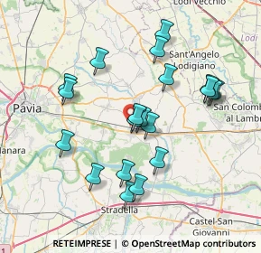 Mappa Via Cantone, 27011 Belgioioso PV, Italia (7.1105)