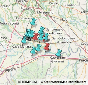 Mappa Via Cantone, 27011 Belgioioso PV, Italia (9.371)