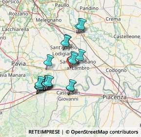 Mappa Via Sandro Pertini, 27010 Miradolo Terme PV, Italia (12.47421)