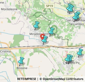 Mappa Via Sandro Pertini, 27010 Miradolo Terme PV, Italia (2.64818)