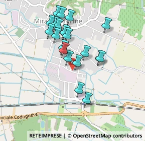 Mappa Via Sandro Pertini, 27010 Miradolo Terme PV, Italia (0.4245)