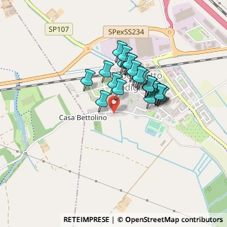 Mappa Via Padullo, 26864 Ospedaletto Lodigiano LO, Italia (0.332)