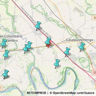 Mappa Via Padullo, 26864 Ospedaletto Lodigiano LO, Italia (5.55636)