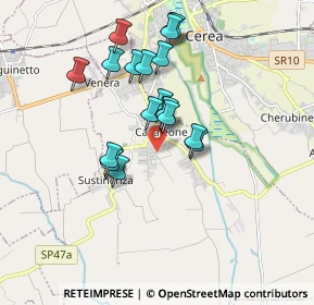 Mappa Via Frittaia, 37052 Casaleone VR, Italia (1.545)