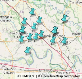 Mappa Via Antonio Pagani, 26864 Ospedaletto Lodigiano LO, Italia (6.47056)