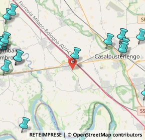 Mappa Via Antonio Pagani, 26864 Ospedaletto Lodigiano LO, Italia (6.875)