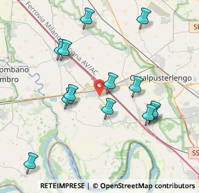 Mappa Via Antonio Pagani, 26864 Ospedaletto Lodigiano LO, Italia (3.99615)