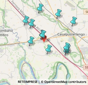 Mappa Via Antonio Pagani, 26864 Ospedaletto Lodigiano LO, Italia (3.57333)