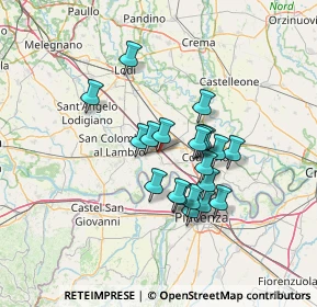 Mappa Via Antonio Pagani, 26864 Ospedaletto Lodigiano LO, Italia (10.817)