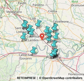 Mappa Via Antonio Pagani, 26864 Ospedaletto Lodigiano LO, Italia (11.643)