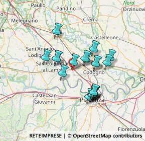 Mappa Via Antonio Pagani, 26864 Ospedaletto Lodigiano LO, Italia (11.346)