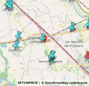 Mappa Via Antonio Pagani, 26864 Ospedaletto Lodigiano LO, Italia (3.208)
