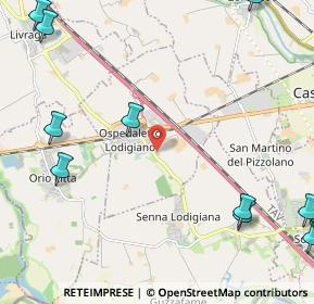Mappa Via Antonio Pagani, 26864 Ospedaletto Lodigiano LO, Italia (3.54)