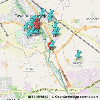 Mappa Via Mulino Alberone, 26867 Somaglia LO, Italia (1.0415)