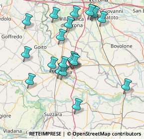 Mappa Via Alessandrini, 46030 Mottella MN, Italia (15.221)