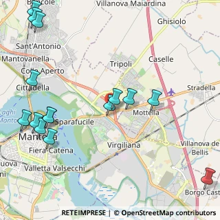Mappa Tangenziale Nord di Mantova, 46100 Mantova MN, Italia (2.79933)