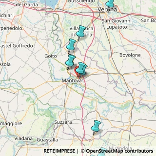 Mappa Tangenziale Nord di Mantova, 46100 Mantova MN, Italia (21.10818)