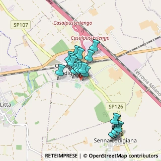 Mappa Via Balbi, 26864 Ospedaletto Lodigiano LO, Italia (0.7665)