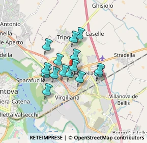 Mappa Via Antonio Gramsci, 46030 Mottella MN, Italia (1.184)