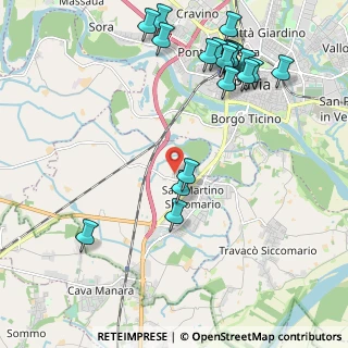 Mappa Via Parco del Ticino, 27028 San Martino Siccomario PV, Italia (2.5625)